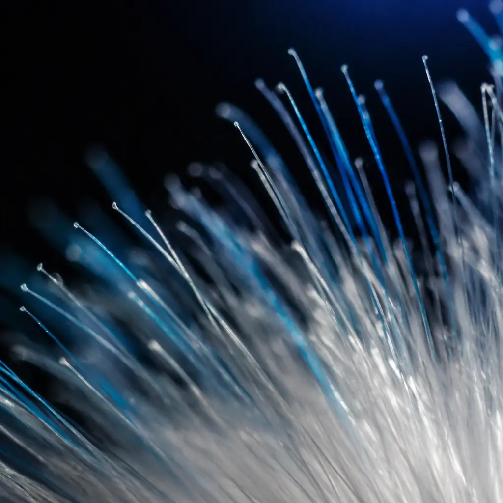 Abstract macro texture of fine cleaning brush filaments, no robots, no machines