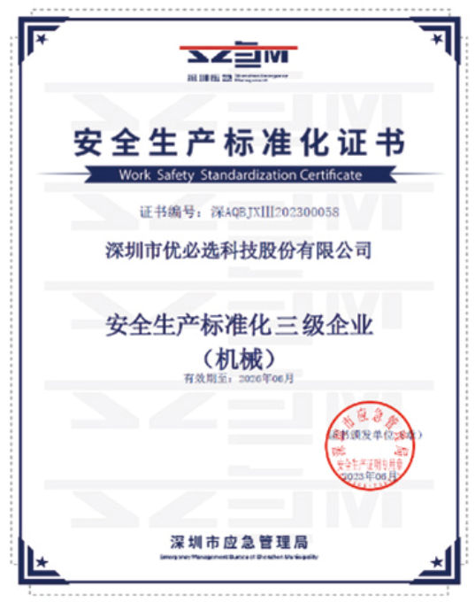 SAFETY STANDARD 3A — Machine Safety